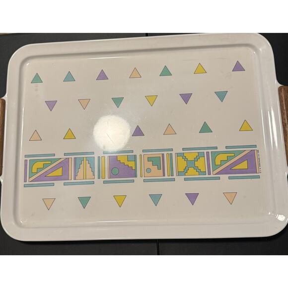 Vintage ONEIDA Melamine Serving Tray 1988 Aztec Southwestern 80’s Western - Picture 1 of 7